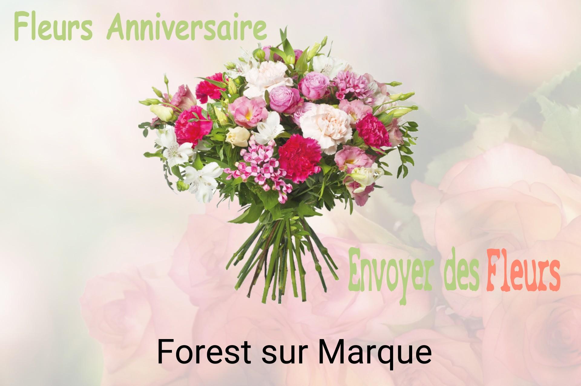 Bouquet de fleurs d’anniversaire livré à Forest-sur-Marque