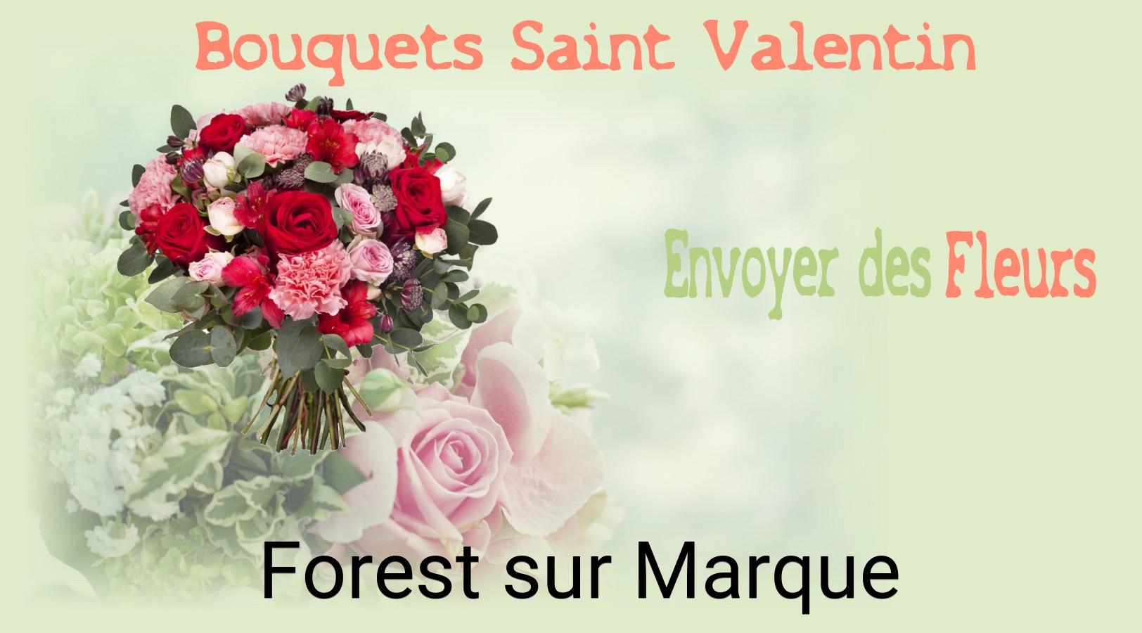 Roses de Saint-Valentin livrées à Forest-sur-Marque